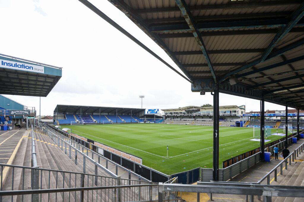 3CKRMM8 A general view of the ground during the Sky Bet League 2 match between Bristol Rovers and Barrow at the Memorial Stadium, Bristol on Saturday 13th September 2025. (Photo: Stuart Leggett | MI News) Credit: MI News & Sport /Alamy Live News