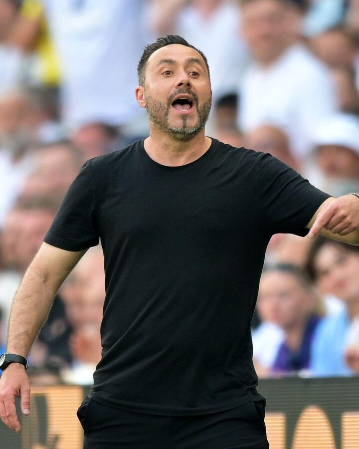 Tottenham boss Roberto De Zerbi