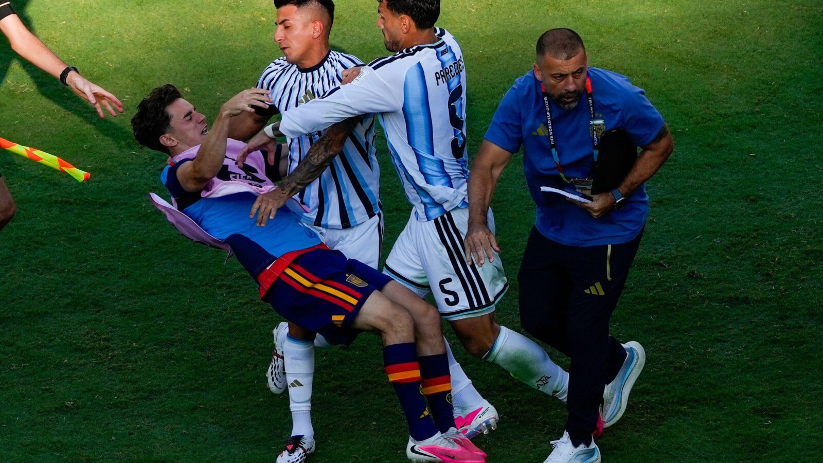 Spain win second World Cup as Messi’s farewell marred by Argentina’s disgraceful violence at full-time